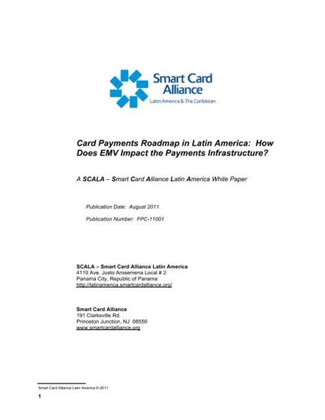 Smart Card Alliance Latin America publishes EMV white paper